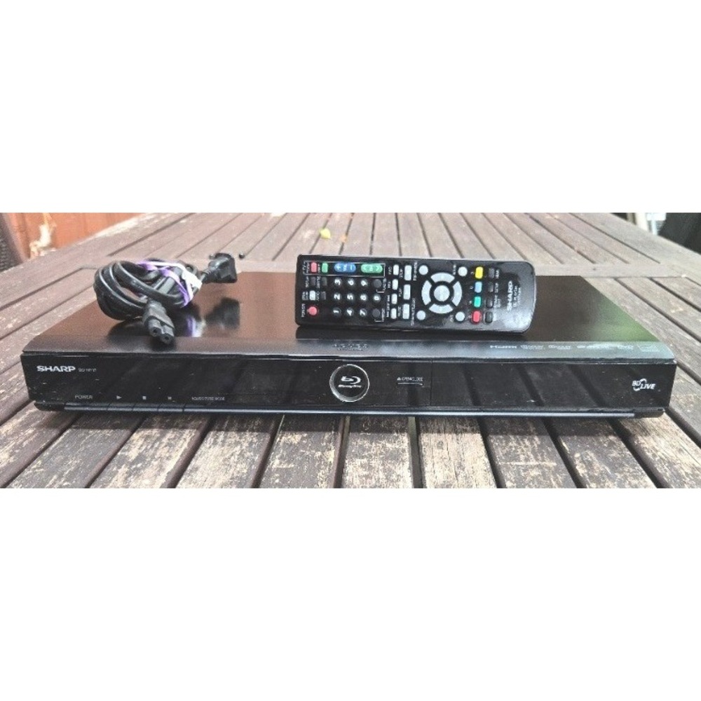 Sharp AQUOS BD-HP17U Blu-ray Disc DVD Player with Remote & Manual